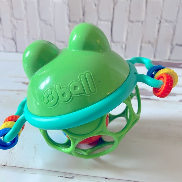 OBall Frog Rattle and Fisher Price Little People Tractor Lot - Picture 5 of 8